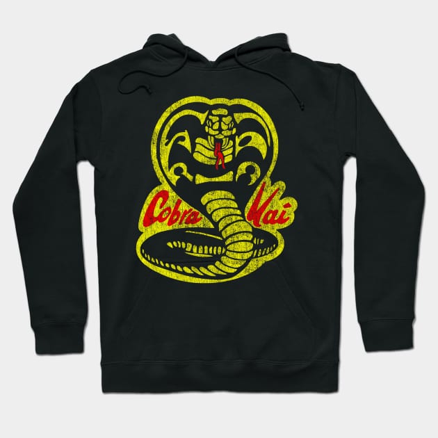 Vintage Cobra Kai Retro 80s Hoodie by Flippin' Sweet Gear